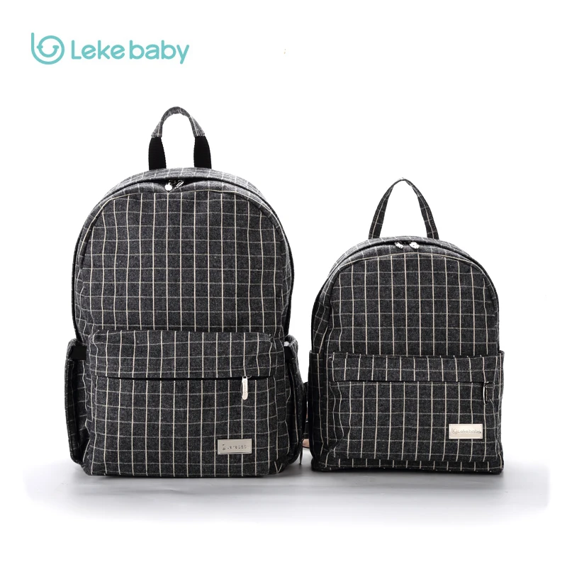 Сумка для подгузников Lekababy вместительный брендовый рюкзак мам и детей сумка
