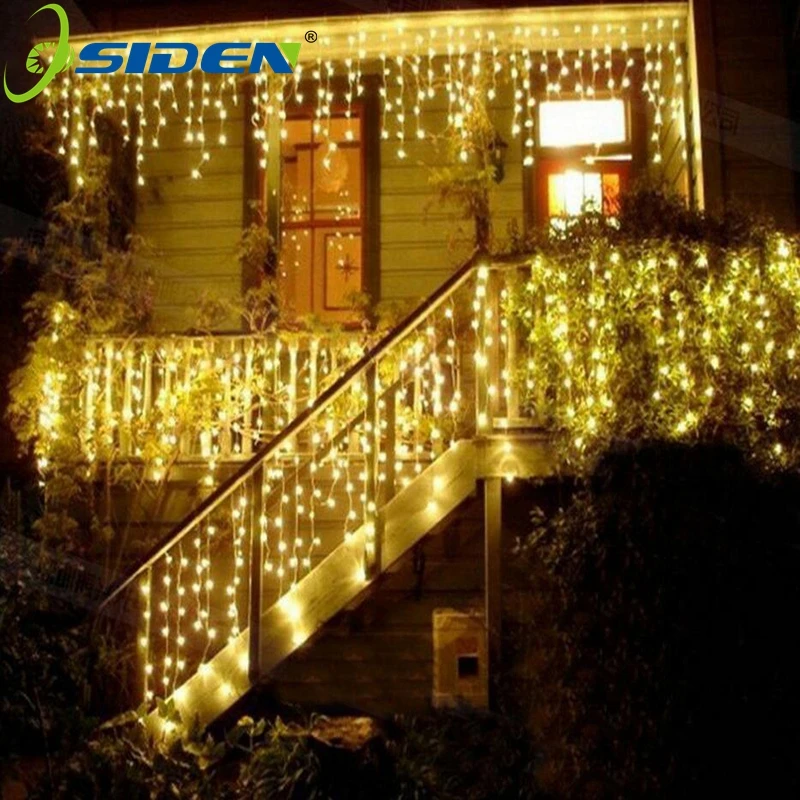 OSIDEN светодиодная гирлянда сосулька 4 м рождественское уличное украшение