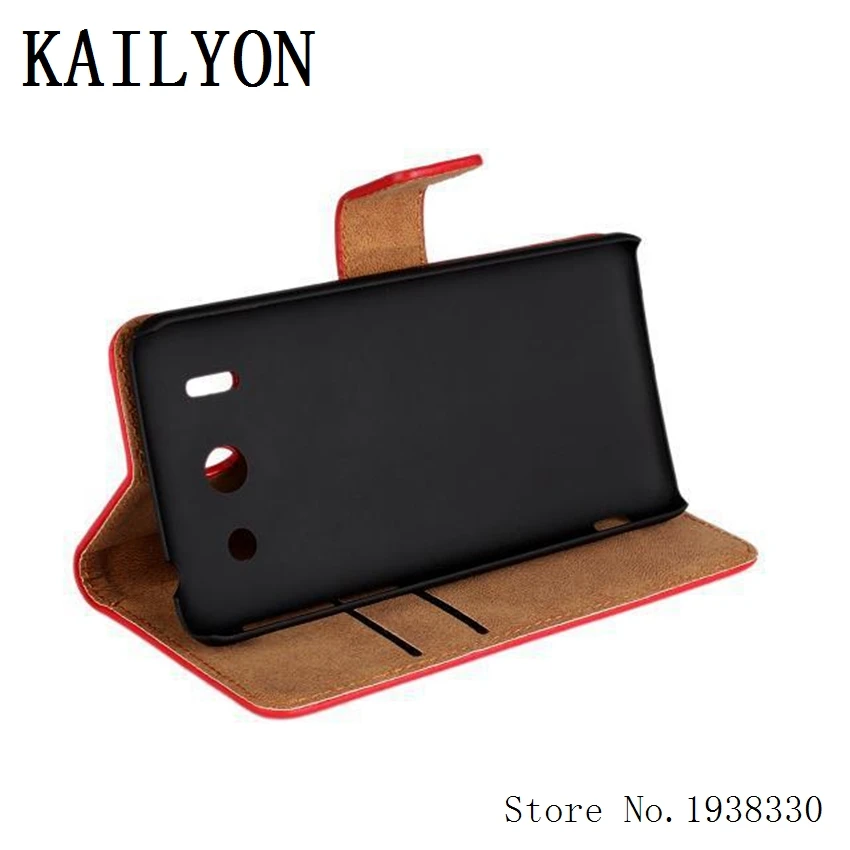 Роскошный чехол-книжка kailyon из натуральной кожи для Huawei Ascend G510 U8951 дизайнерский