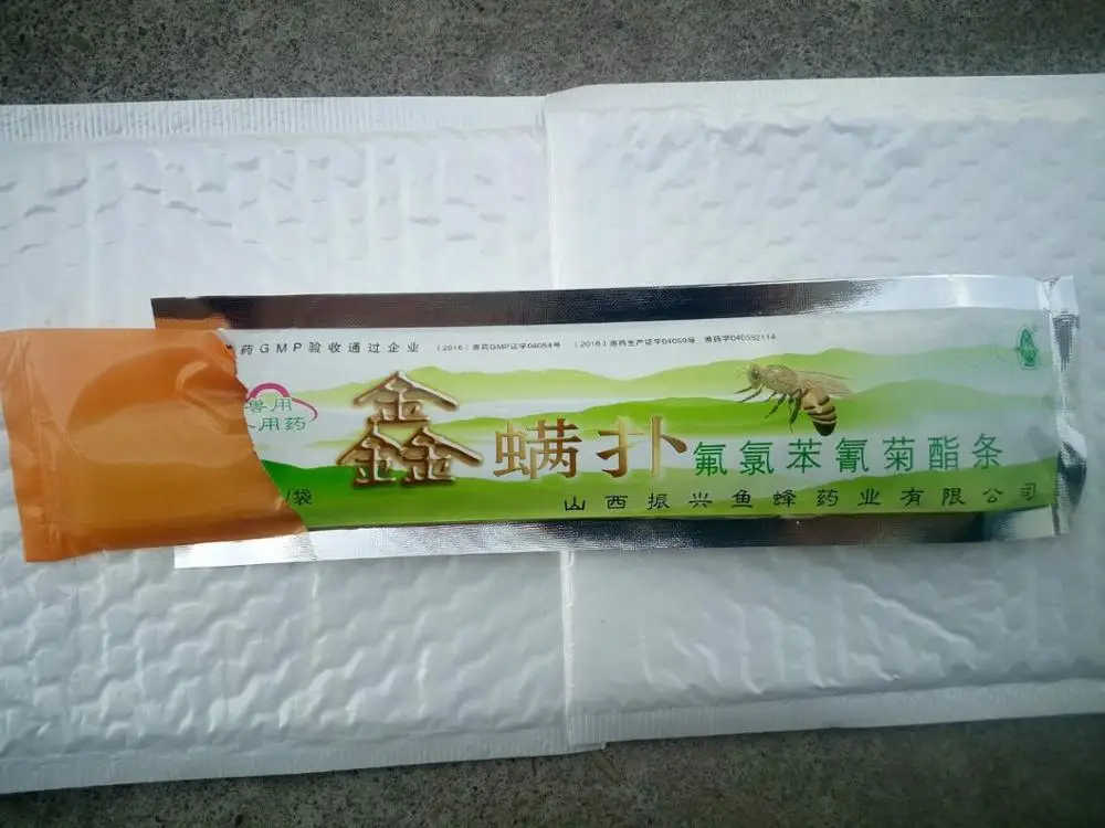 Zhenxing XING Manpu Flumethrin Strip Varroa Destructor Miticide пчелиная медицина против клещей магазин при фабрике