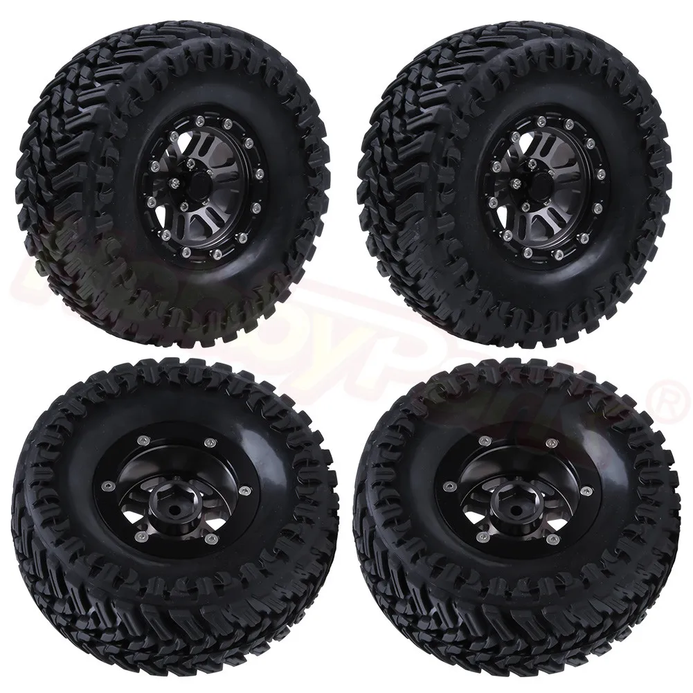 4 шт. 108 мм алюминиевые колеса и шины Beadlock 1 9 "для 1/10 RC Гусеничный Traxxas TRX4 осевой
