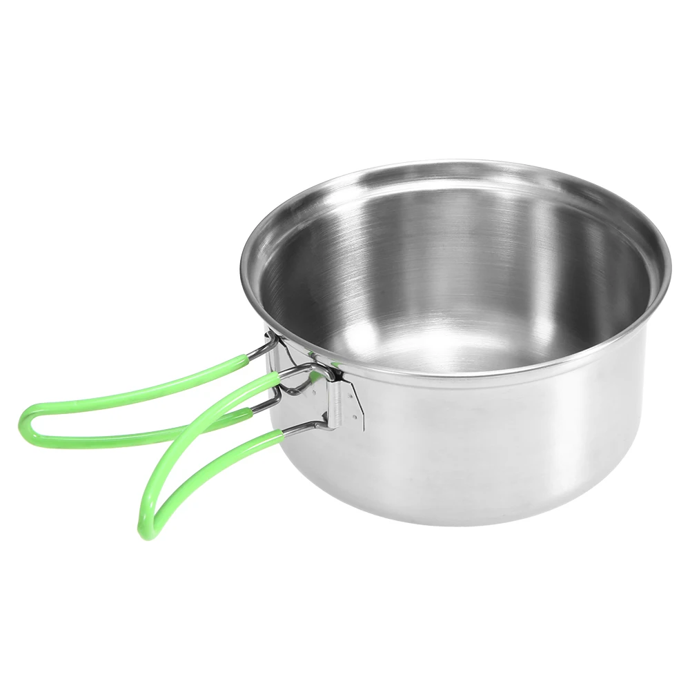 Lixada Camping Cookware Mess Kit Backpacking Hiking Picnic Outdoor Cooking Pot and Pan Set Cookset Tableware Cutlery Utensil | Спорт и
