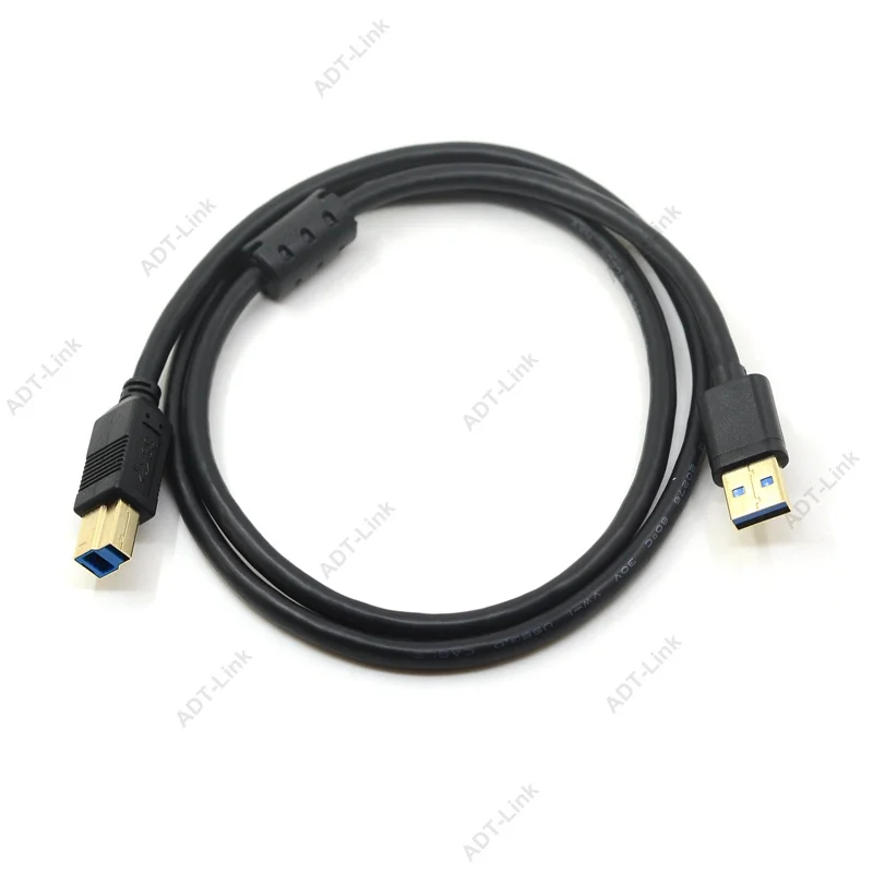 USB кабель с позолоченным штекером типа B (папа) A (Папа) 3 0 для Canon Epson HP ZJiang принтер