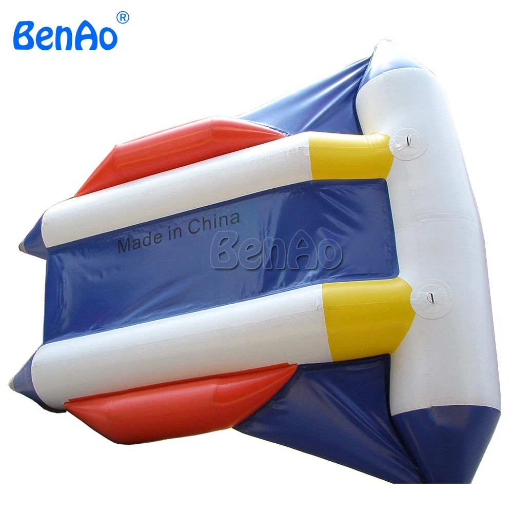 B017 BENAO 4 человек надувной аквапарк надувная летающая рыба Банановая лодка/рыбалка