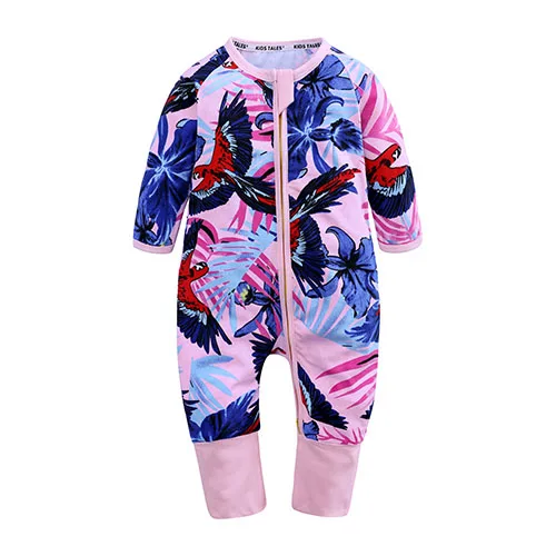 Style 16 Одежда для новорожденных девочек хлопковые детские комбинезоны для мальчиков с длинными рукавами и надписями, пижамы Детский комбинезон унисекс для малышей, От 0 до 2 лет, BBR2264 - Цвет: Style 16
