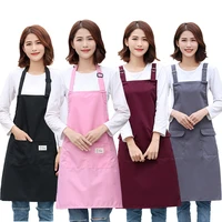 apron female cute kitchen cooking adult waterproof and oil proof overalls restaurant waiter gown for women