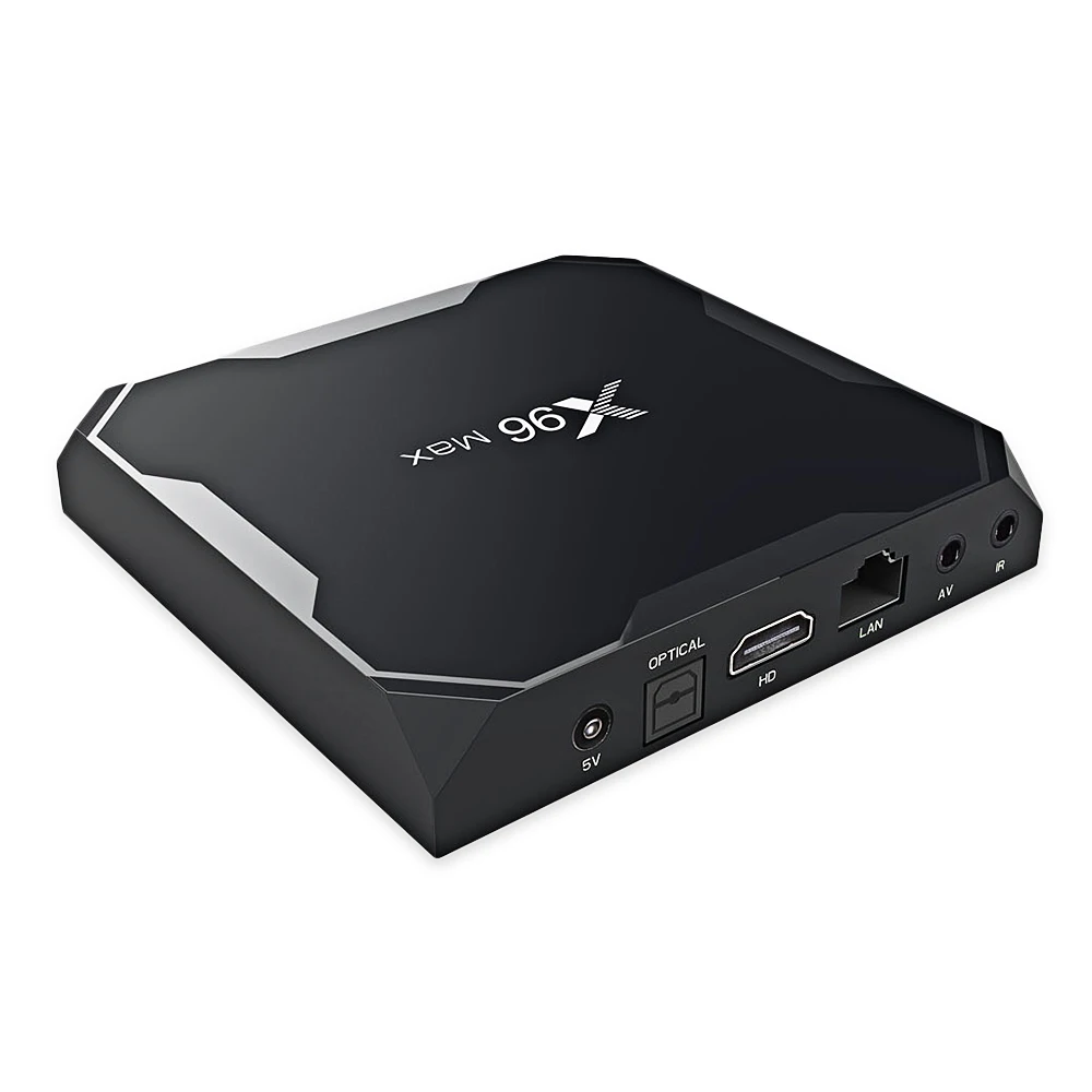 ТВ приставка X96 Max на Android 9 0 ОС Amlogic S905X2 DDR4 четырехъядерный процессор двойной 2 4G + Wi