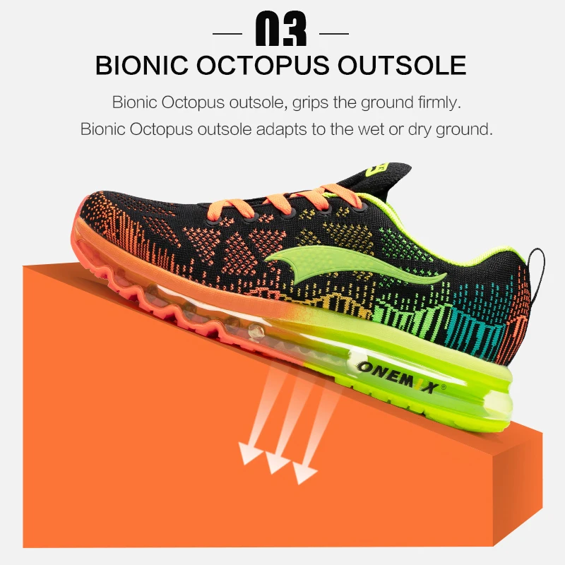 Onemix мужчины женщины воздуха кроссовки для мужчин супер свет макс марка спорт