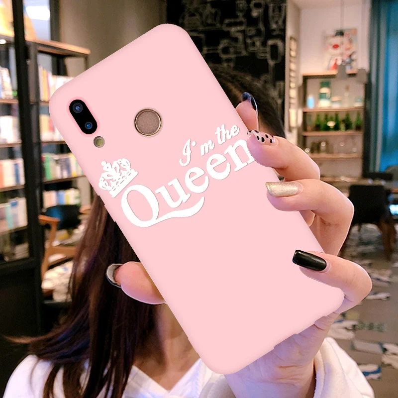 Простой queen чехол с рисунком в армейском стиле для huawei P20 P30 P8 P9 P10 Pro Lite P Smart Y5 Y6 Y7 Prime Y6 Y9 Pro чехлы - Цвет: hgqueen