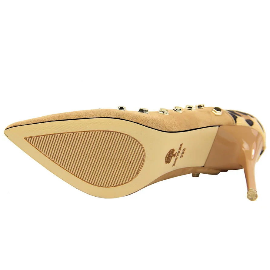 BIGTREE/женские туфли на высоком каблуке с острым носком женские лодочки Модные