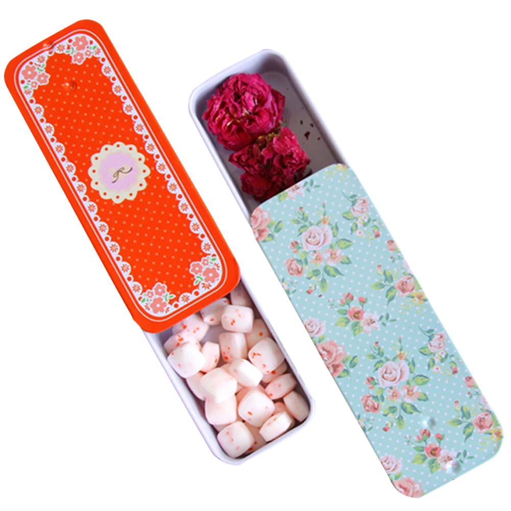 Металлическая коробка для конфет контейнер мини-горка крышка мини железная