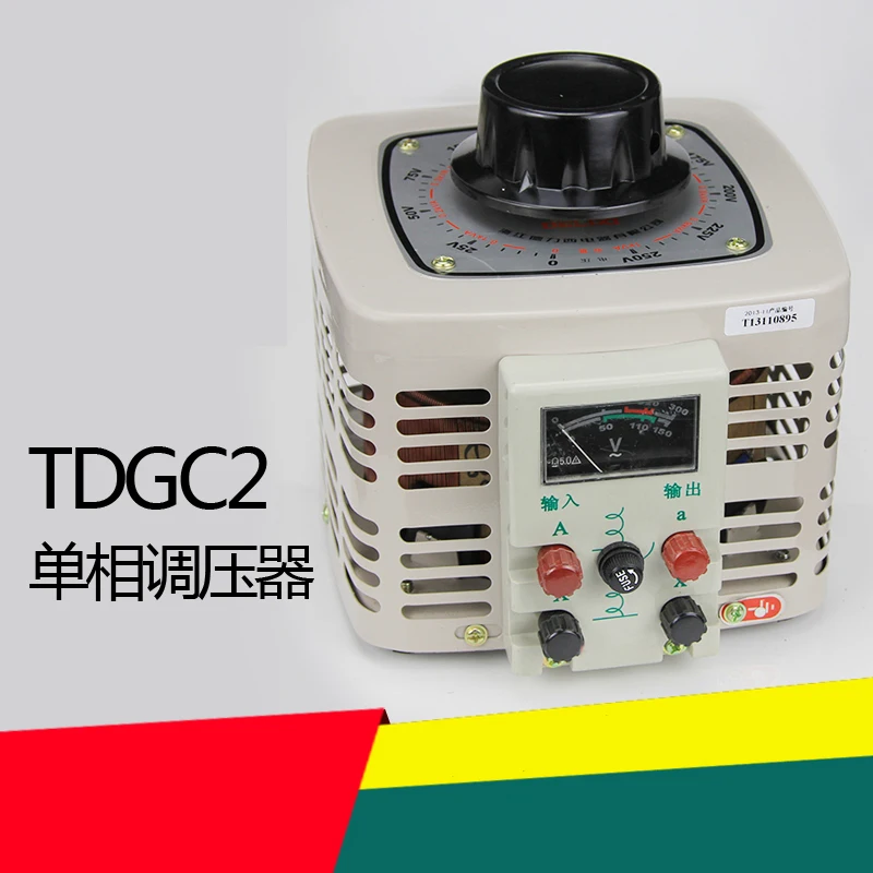 Бытовой регулятор напряжения tdgc2 однофазный переменный ток 1000 Вт 0-250 В преобразователь напряжения трансформатор напряжения 220 В