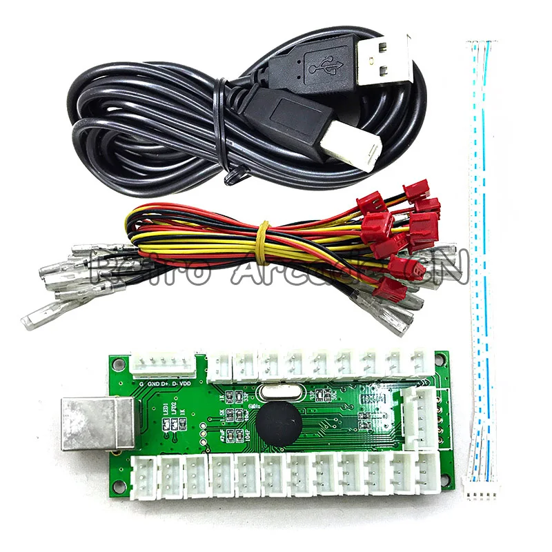2sets/Lot DIY LED kit with 12V bat ball joystick 28mm Illuminated Push Button zero delay encoder for Arcade Games Accessory | Спорт и