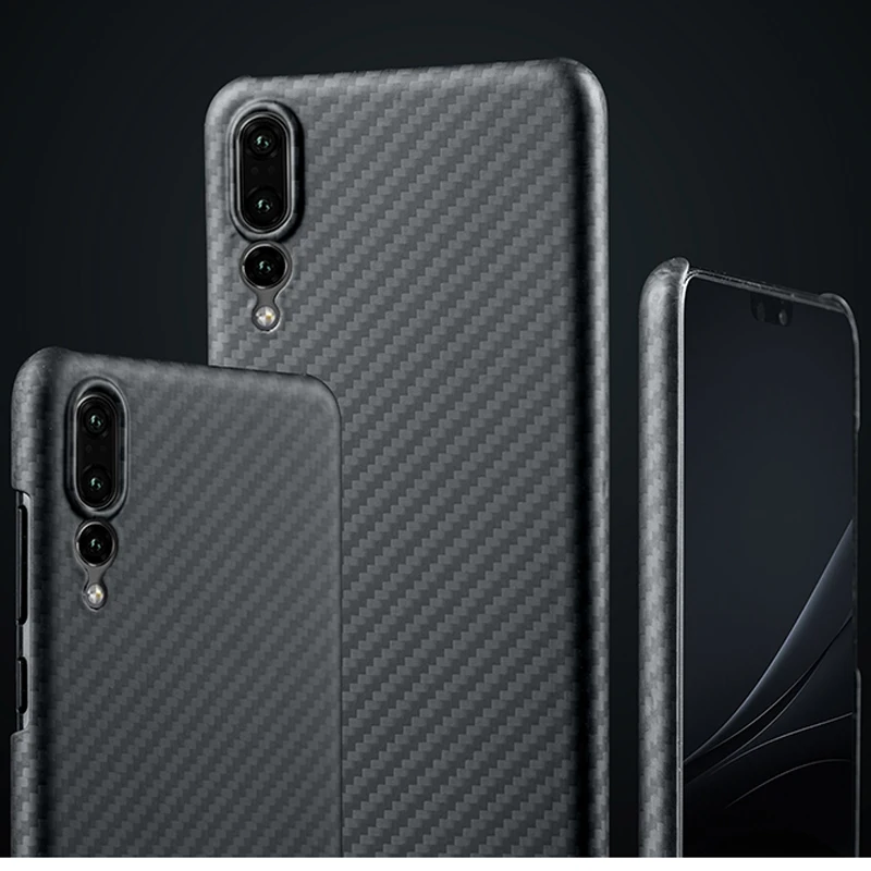 Чехол из углеродного волокна для Huawei P20 Pro матовый чехол P30 P40 Mate 20 30 Ультратонкий