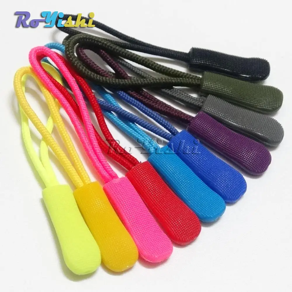 Фото 1000 шт./упак. разноцветные шнурки с застежкой молнией черный ремешок для одежды
