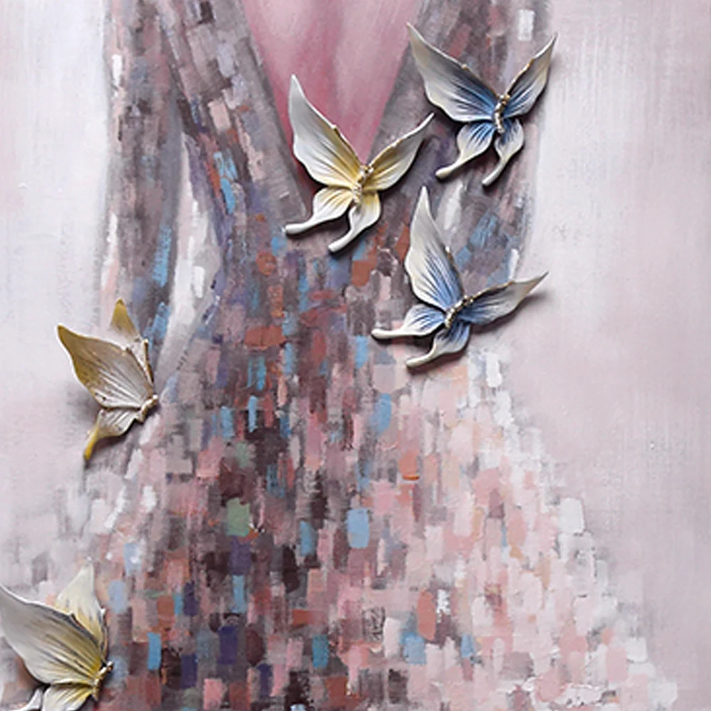 Лучшие продажи картины написанные вручную масляными красками на стене