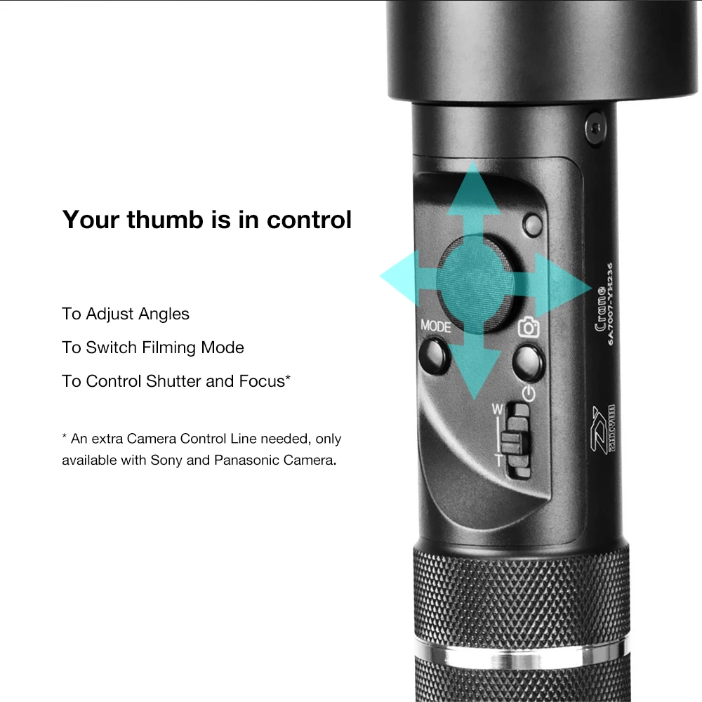 Zhiyun официальный кран V2 3 осевой Ручной Стабилизатор бесщеточный мотор для