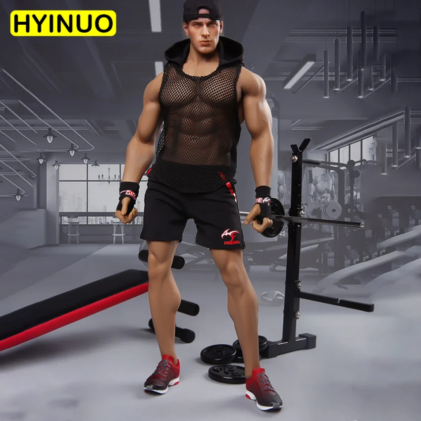 1/6 FG055 модная одежда для фитнеса Coachs Muscle Brawny Wild комплект одежды модель 12 ''экшн