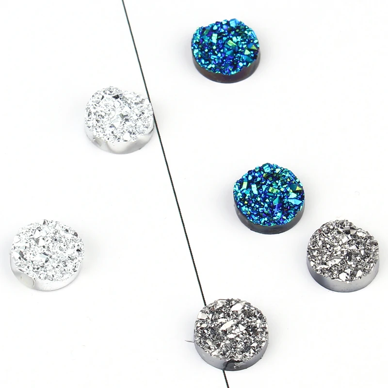 30 шт. 12 мм стразы из кабошона в форме рыбьей чешуи с плоским основанием украшение