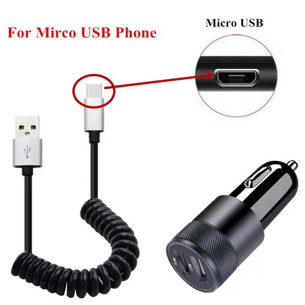 this 2 Порты и разъёмы для быстрой зарядки с usb-портом зарядных порта USB для автомобиля Зарядное устройство кабель для huawei Y9 Y6 Y5 Prime P20 P9 P10 Honor 10 9 Lite 7C 7A Pro 8X 8C P Smart - Тип штекера: this