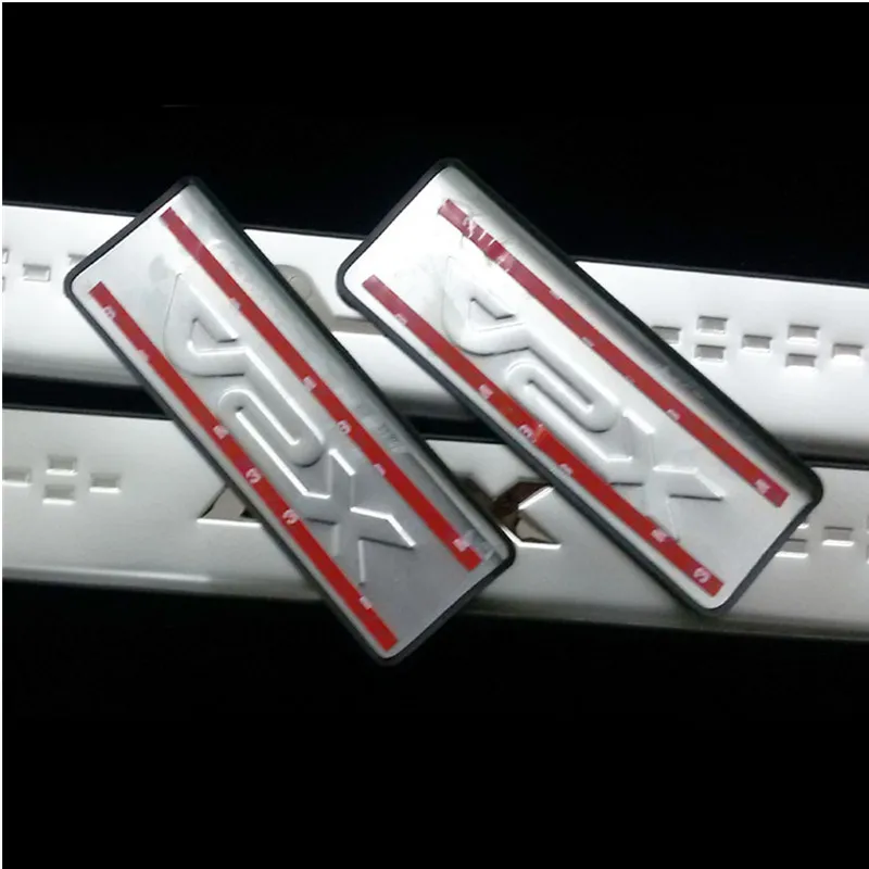 Для 2011 2012 2013 Mitsubishi ASX нержавеющая сталь Накладка порога 4 шт./компл. автомобильные