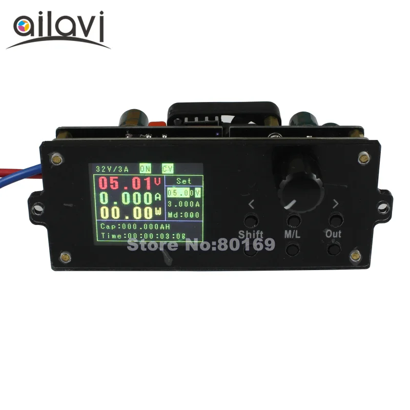 DPX3203 ЧПУ Регулируемый регулятор напряжения 0-32 в 3 А Регулируемый блок питания постоянного тока понижающий модуль цифровой дисплей Напряжение и ток