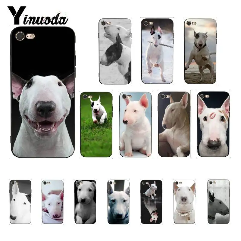 Yinuoda бультерьер собака щенки PhoneCase для iPhone X XS MAX 6 6S 7 7plus 8 8Plus 5 5S XR 11 pro
