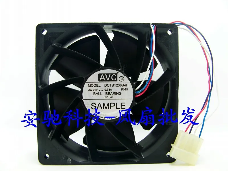 

Original AVC DCTB1238B4H 12038 24V 0.33A cooling fan