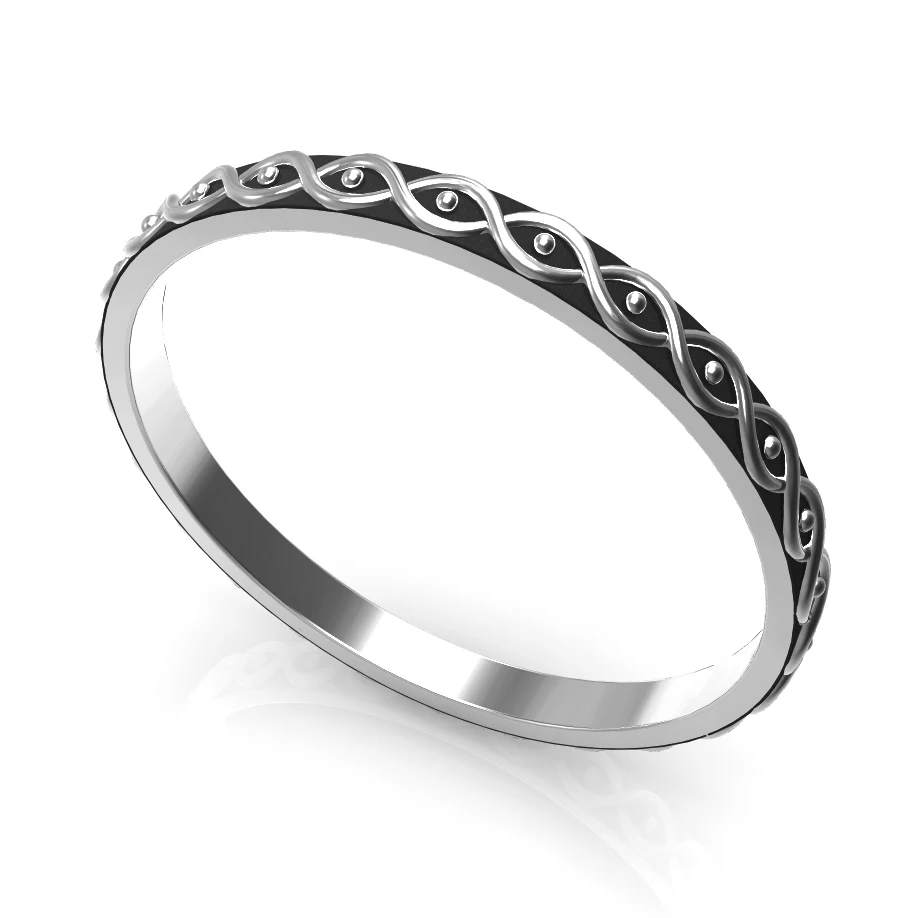 2mm Argent Ring Floya 2 мм переплетение внутренних колец медь для женщин нержавеющая сталь база Аксессуары Сочетание сменных колец Bague Acier - Цвет основного камня: 2mm Argent Ring