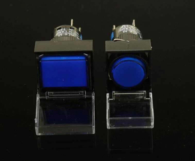 Защитная крышка для кнопки переключателя аксессуары кнопок защита от пыли 16