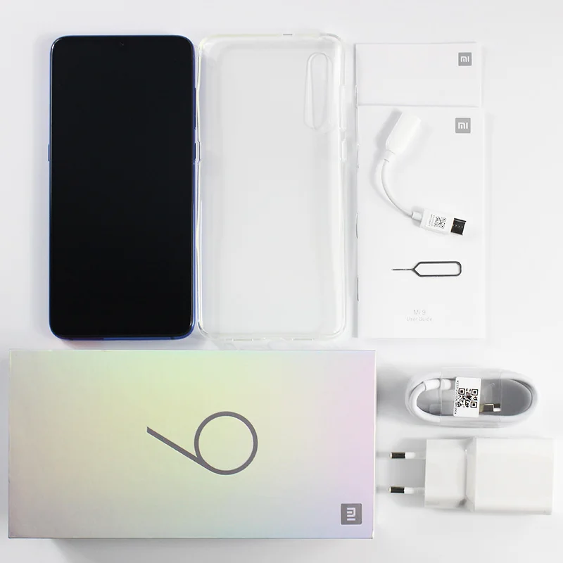 Глобальная версия Xiaomi mi 9, 6 ГБ, 64 ГБ, смартфон mi 9 Snapdragon 855, четыре ядра, 6,39 дюймов, 48 МП, тройная камера с дисплеем, отпечаток пальца