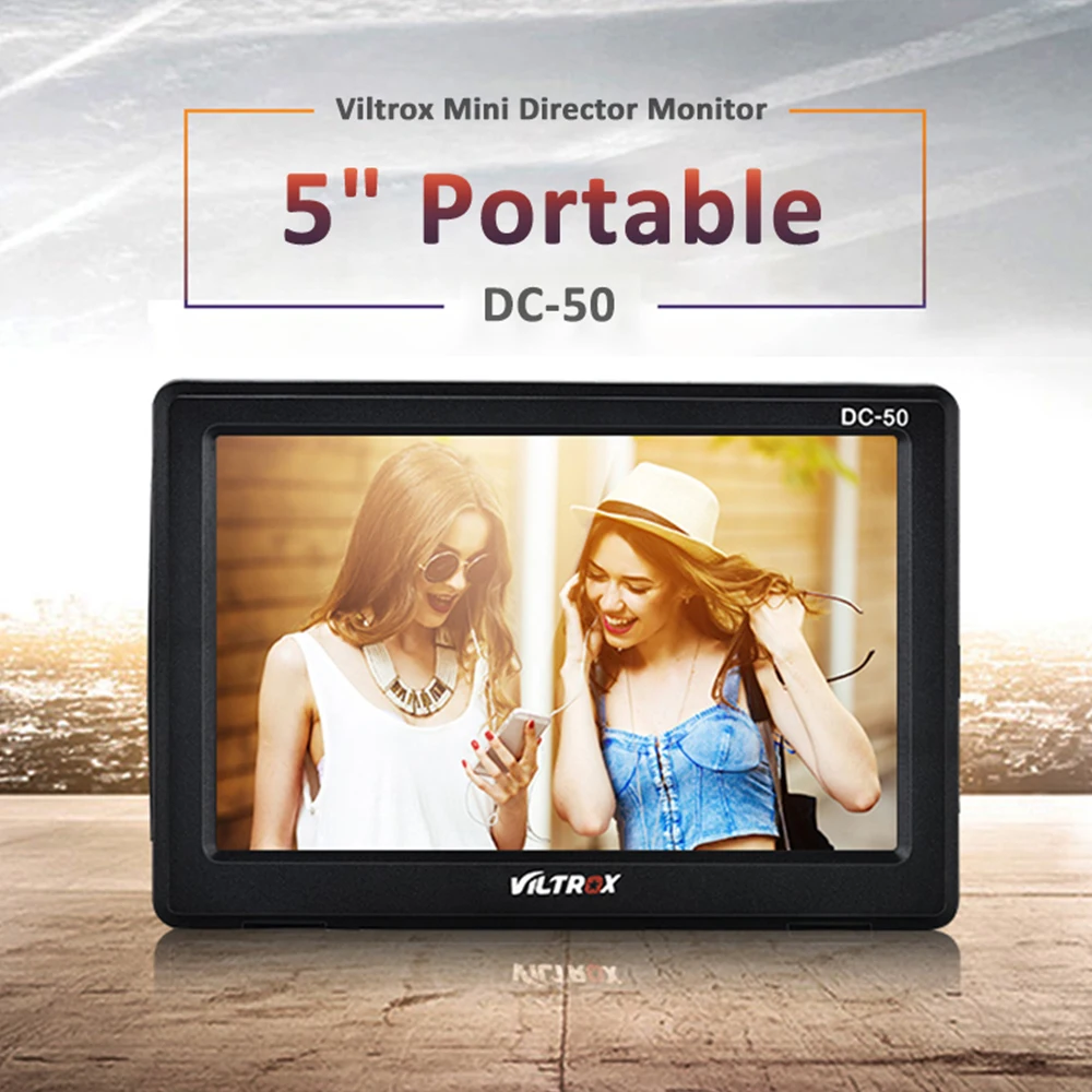 Viltrox 5 ''Φ Clip on цветной TFT ЖК монитор HDMI AV для Canon Sony со стандартным зарядным