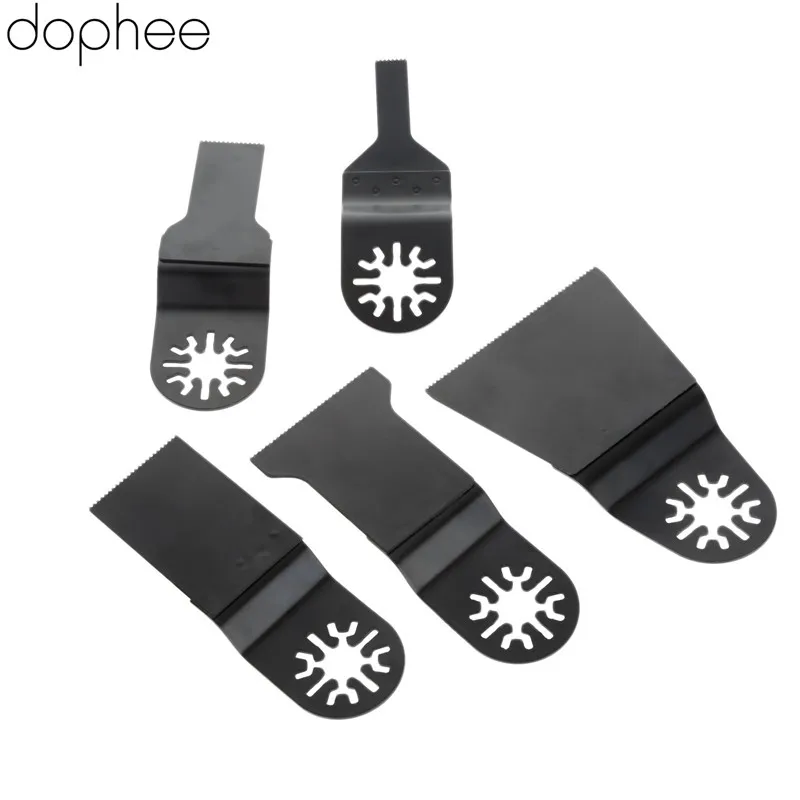 Dophe 5 шт. HCS E-cut Осциллирующий Мультитул пильный диск для Multimaster Реноватор