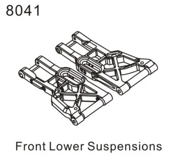ZD racing 1/8 нижний передний рычаг 8041 Подходящие модели: 08421 08421V2 08425 08425V2 08427V2 08428|Детали