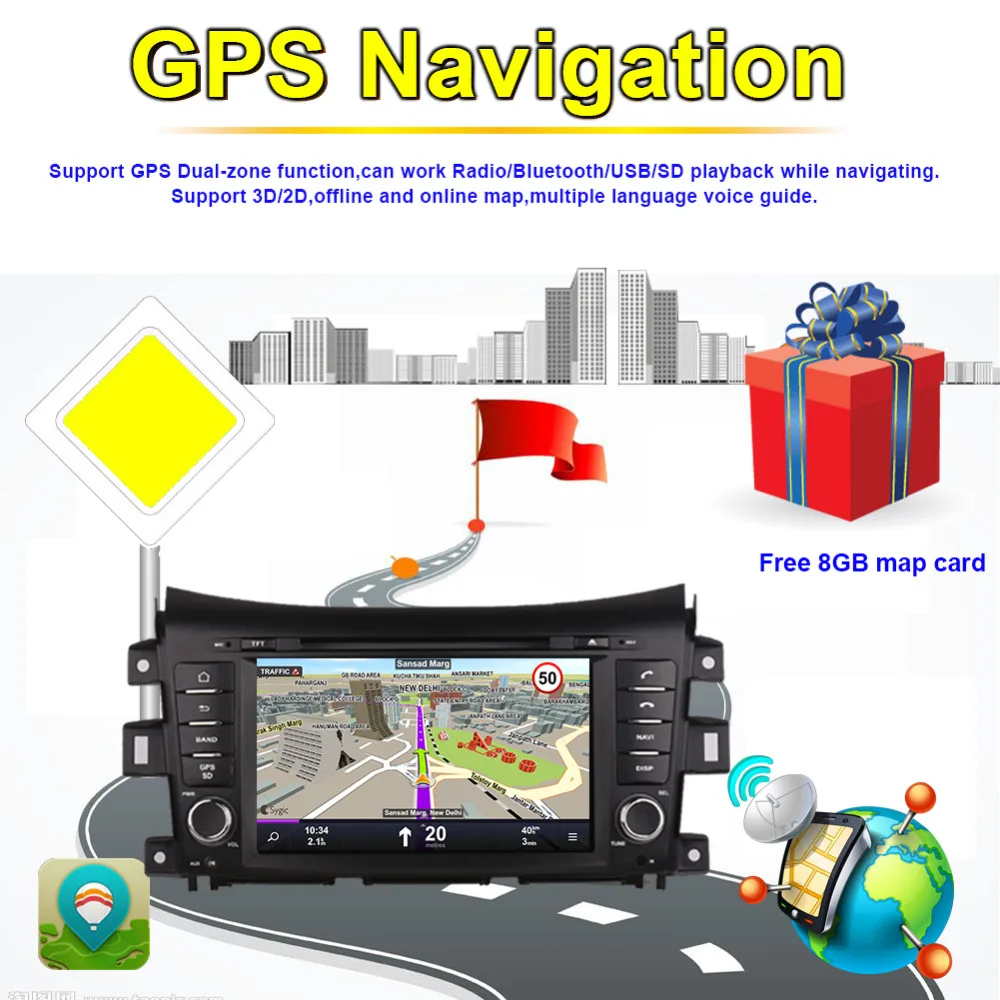 4 ГБ ОЗУ Android 9 0 Восьмиядерный автомобильный DVD мультимедийный плеер GPS навигация