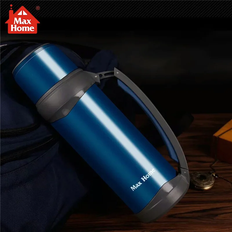MAX HOME 1050 мл дорожная походная вакуумная колба походный нержавеющая сталь термос