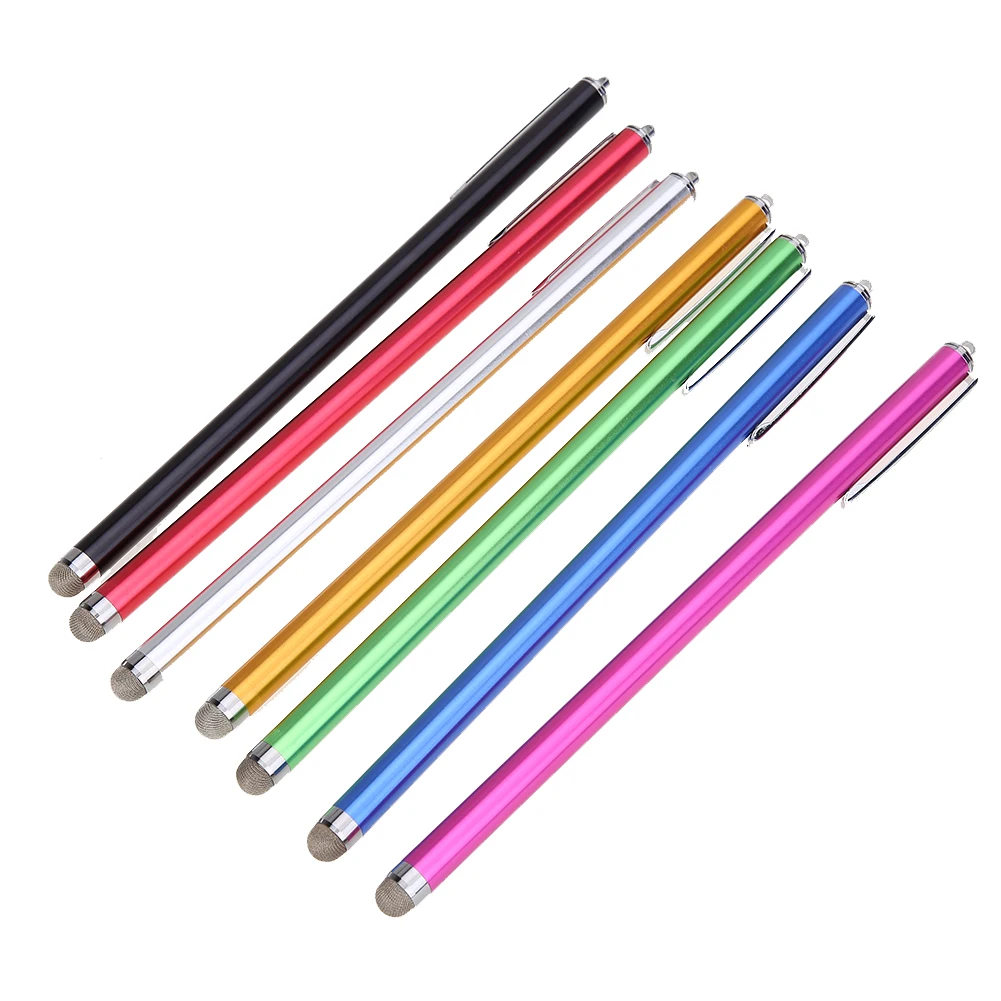 

Universal Metal Micro-Fiber Touch Screen Devices Pen Stylus Capacitive Pencil for iPod/iPad/Mobile Phone/Tablet/Pad/PC