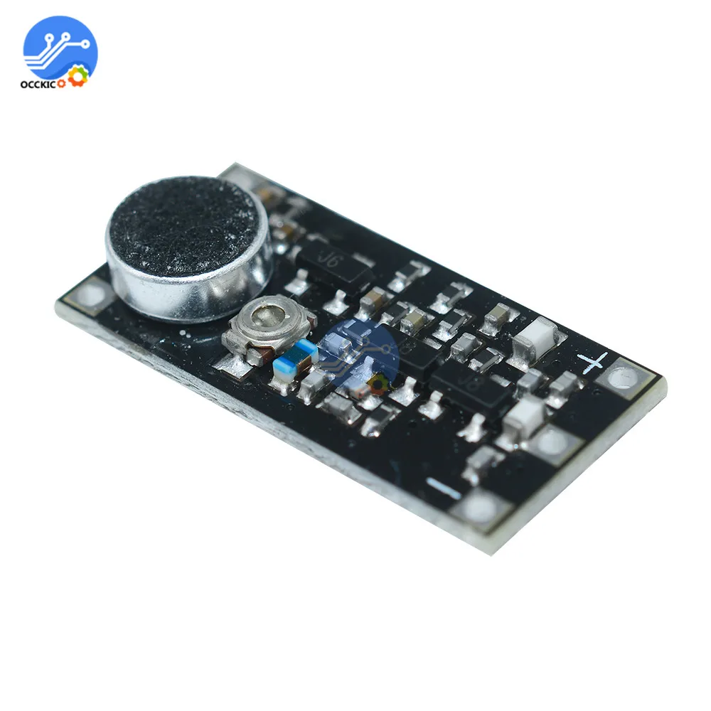 FM передатчик беспроводной модуль с микрофоном Частотная плата для Arduino DC 2 9V 85