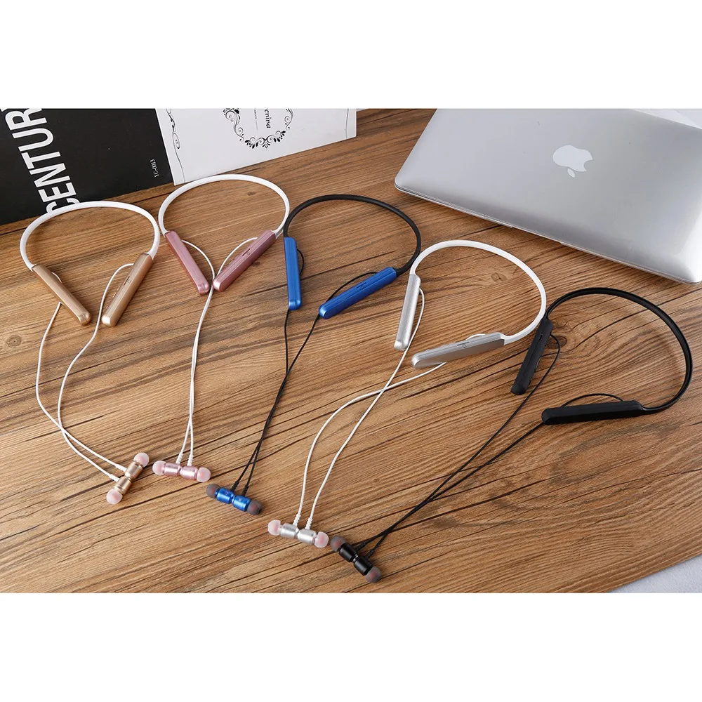 С TF картой памяти Bluetooth подголовник гарнитура Handfree Спортивная с микрофоном