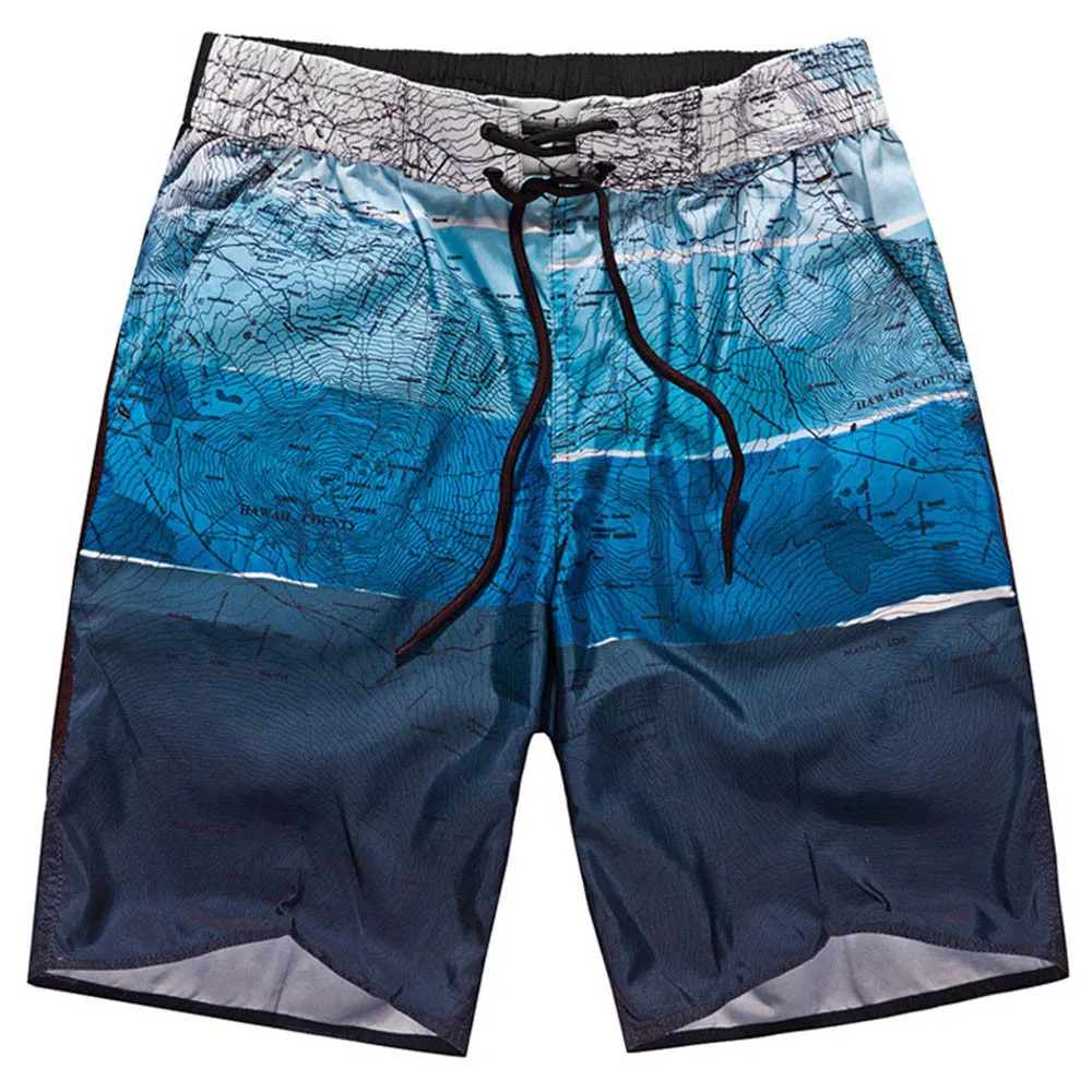 Мужские летние шорты спортивные мягкие и удобные повседневные пляжные с принтом