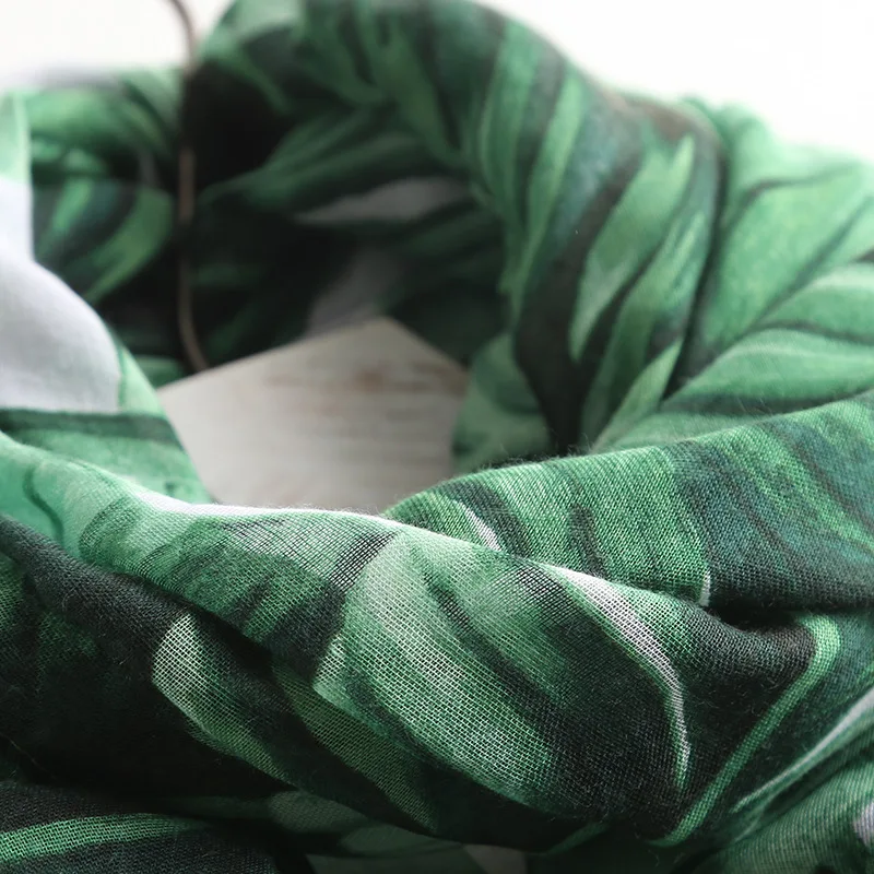 2020 новая женская мода зеленый Цветочный кисточкой с длинным рукавом шаль из