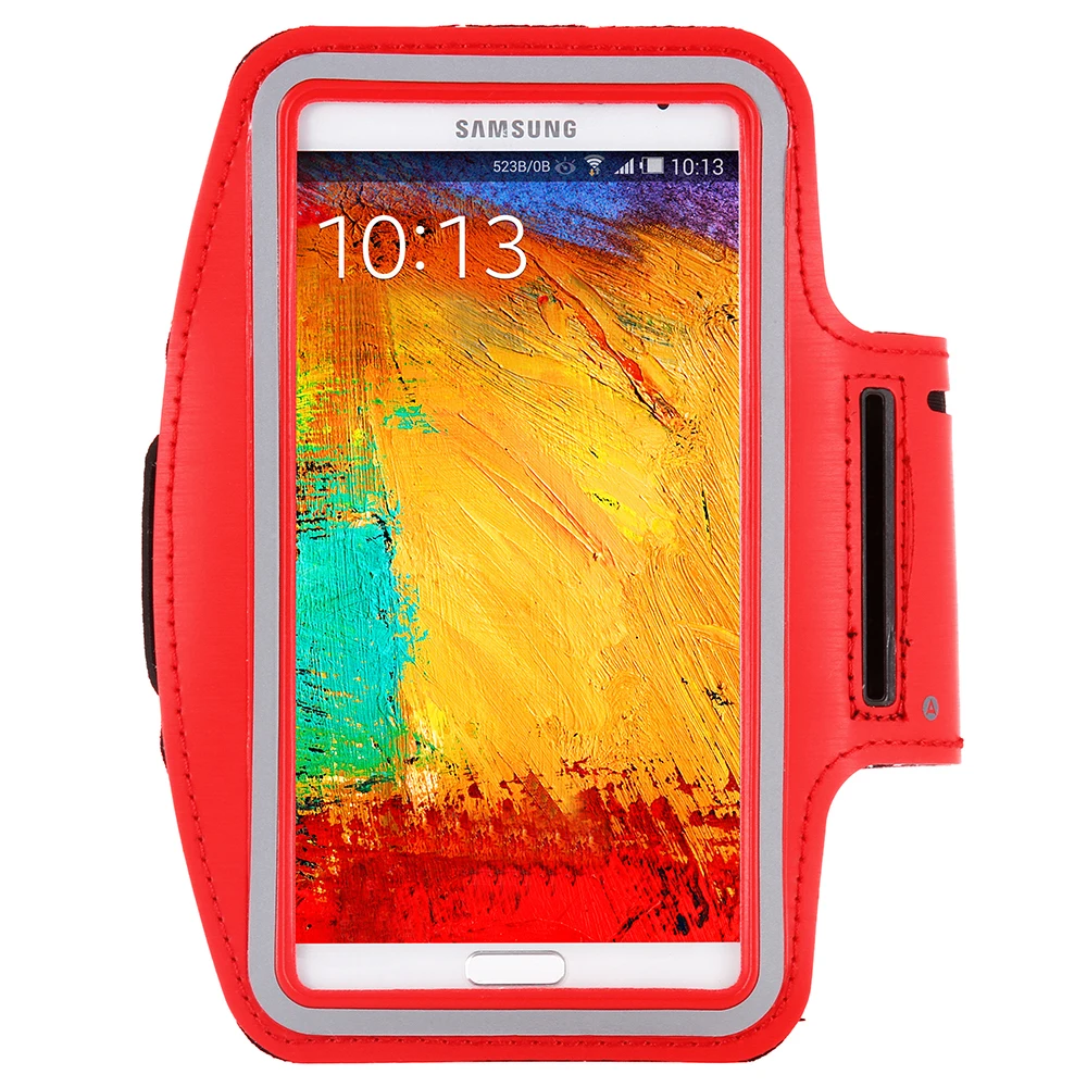 Porta celular palestra sport Case for Samsung Galaxy Note 1 2 3 4 5 i9220 N7100 N9000 N910 Sport Running arm band Waterproof | Мобильные