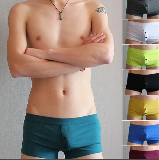 3 шт./лот новинка 2015 мужские боксеры сексуальное модное нижнее белье 100% хлопок с