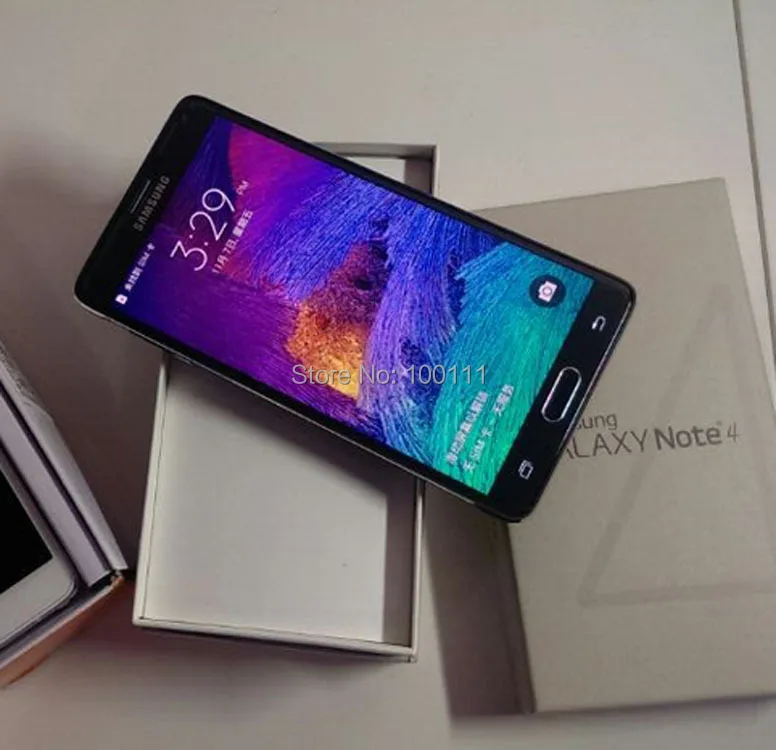 Разблокированный оригинальный samsung Note 4 N910A мобильный телефон 5 7 'ཌ 0 Мп камера