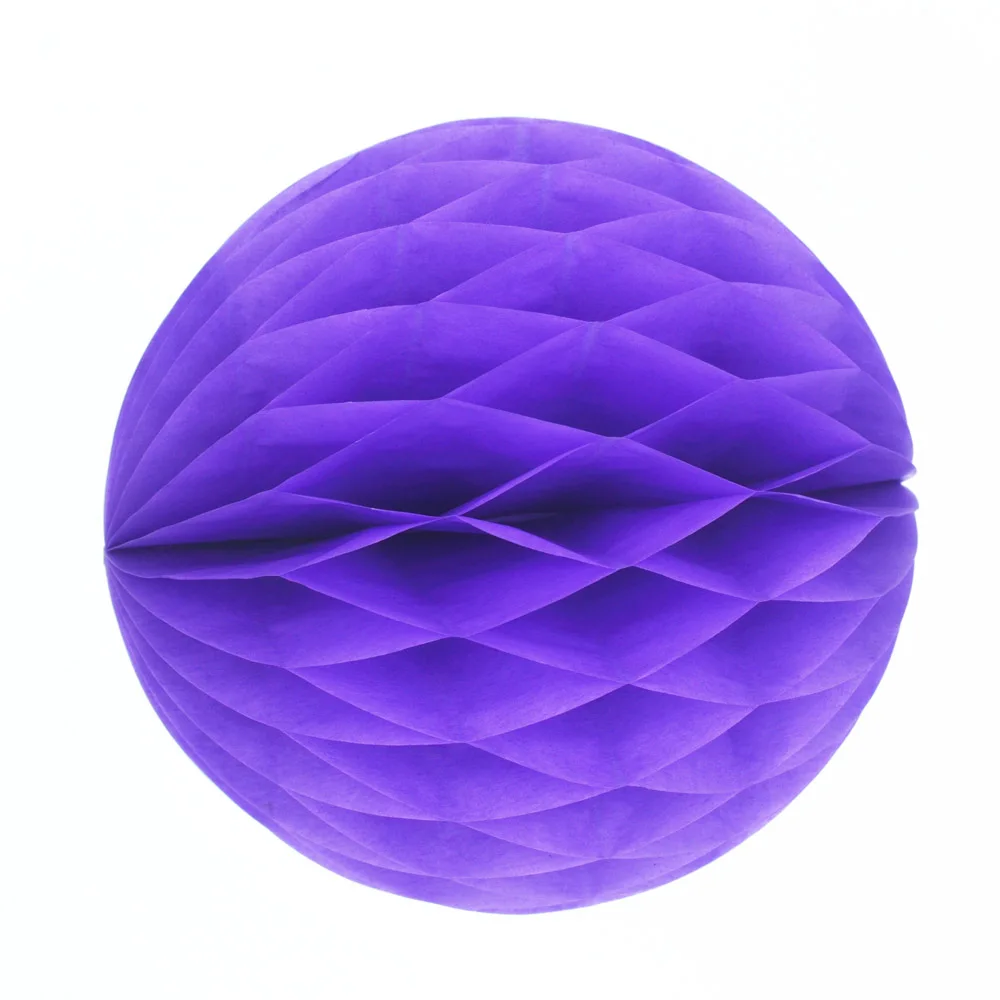 Babyshower lampion вечерние декоративные бумажные фонари Honeycomb Ball 5 шт. 6 дюймов украшения anniversaire lampion Свадебные honeycomb - Цвет: 8 light purple