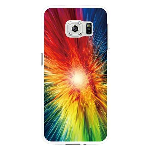 Красочный Свет Печати Телефон Case Cover для Samsung Galaxy S6 |