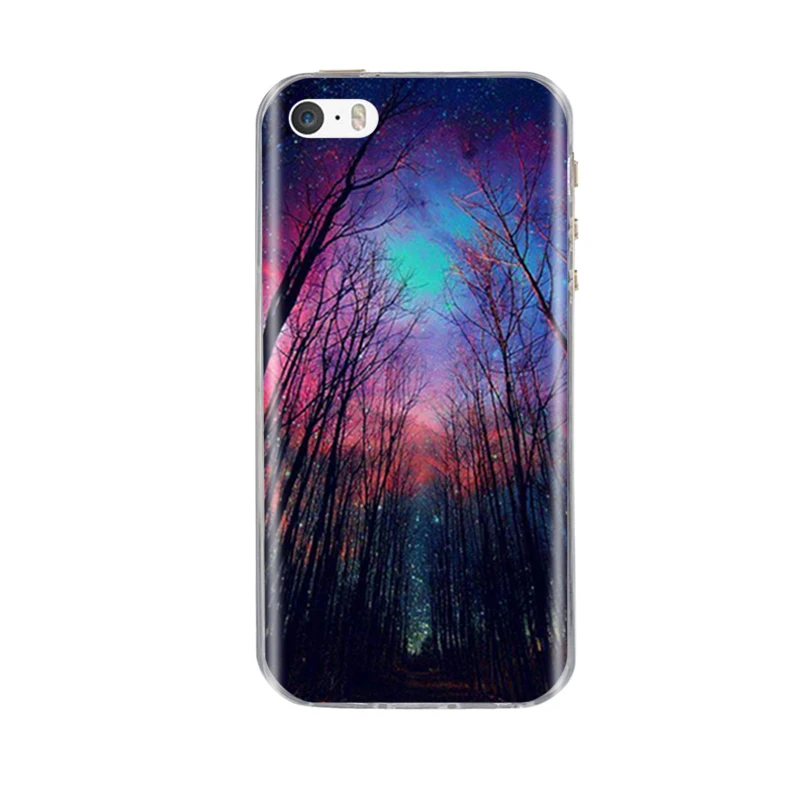 4 0 дюймовый чехол для iPhone 5S силиконовый мягкий 5 3D милая модная сумка SE чехлы