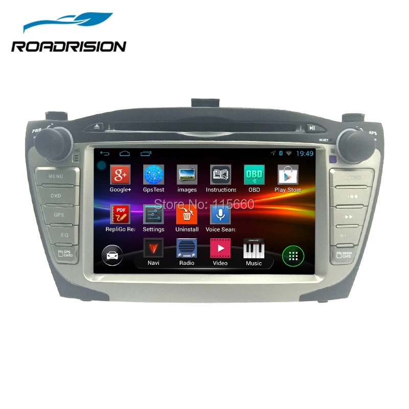 RoadRision Android 6 0 четырехъядерный 2din автомобильный dvd-плеер gps навигация для hyundai