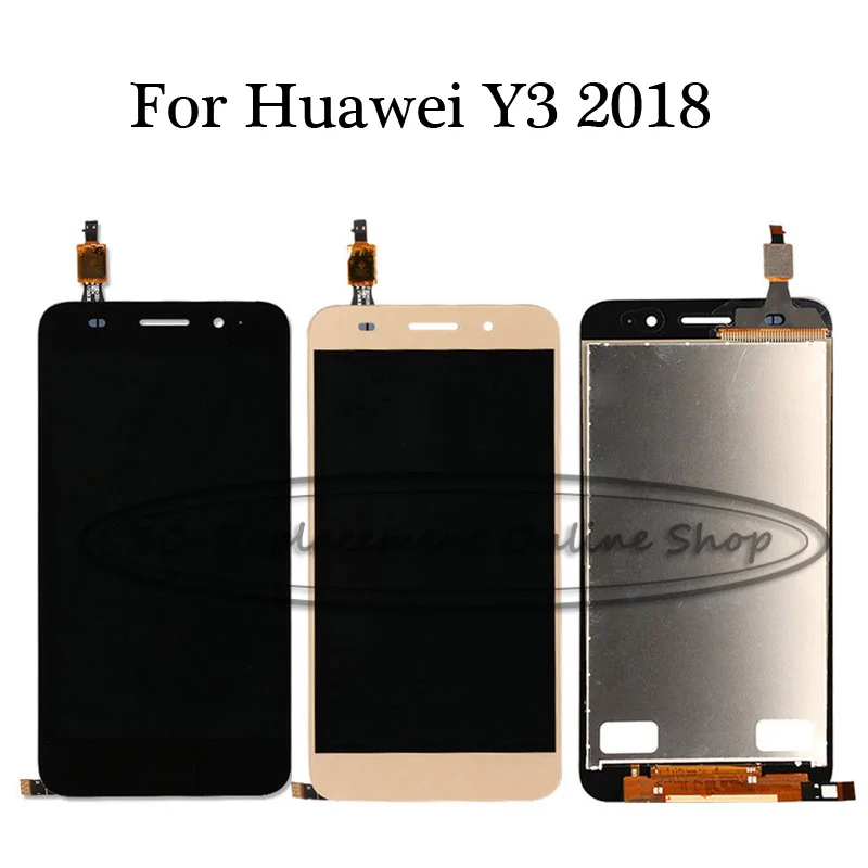 100% протестированный задний/белый/золотой 5 0 дюймов для Huawei Y3 2018/Для Y5 Lite 2018 ЖК