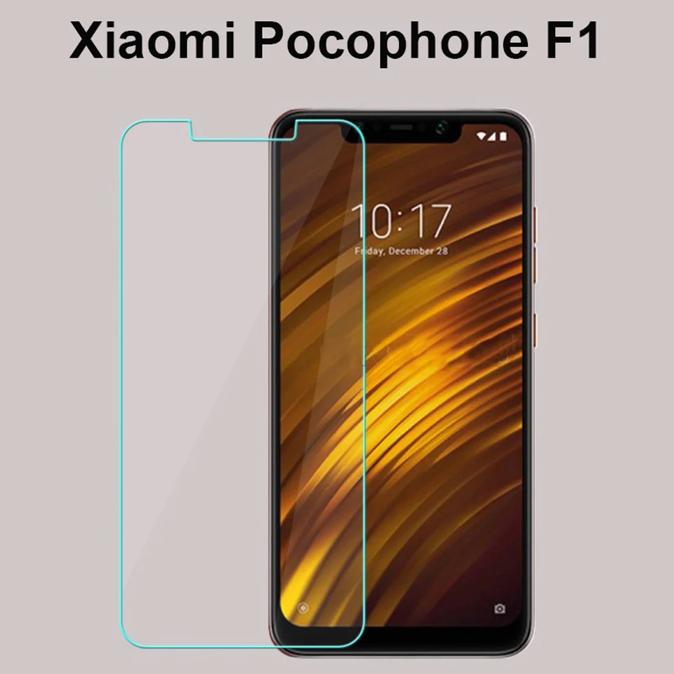 Прозрачное Стекло экрана для Xiaomi Pocophone F1 закаленное стекло на Poco 9H HD твердое |